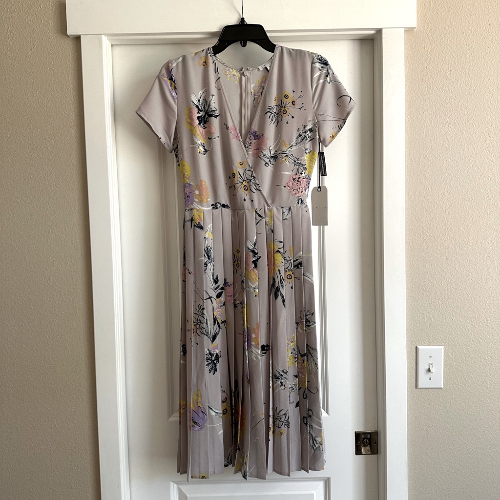 Pleated Lavender Dress - Nordstrom - Xs - Brand New!